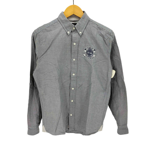 ティンバーランド Timberland SLIM FIT ロゴ 刺繍 オックスフォード L/S ボタンダウン シャツ メンズ import:XS