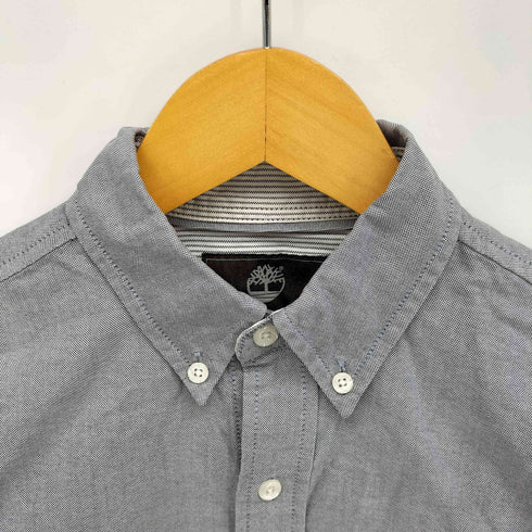 ティンバーランド Timberland SLIM FIT ロゴ 刺繍 オックスフォード L/S ボタンダウン シャツ メンズ import:XS