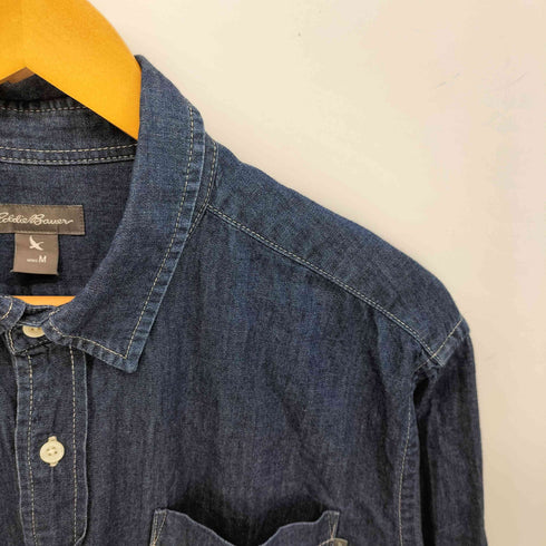 エディーバウアー Eddie Bauer デニム ワーク シャツ メンズ import:M