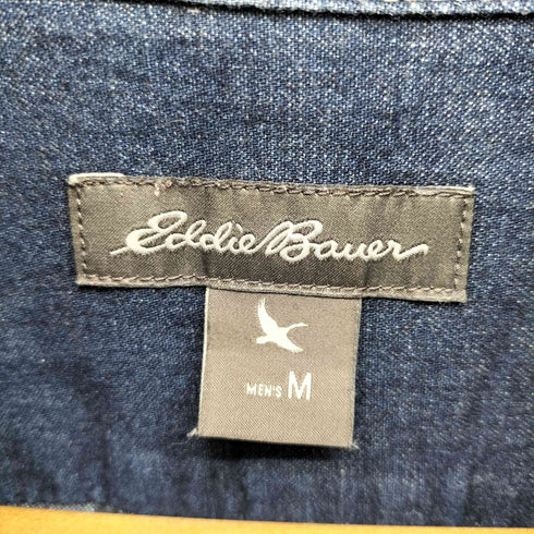 エディーバウアー Eddie Bauer デニム ワーク シャツ メンズ import:M