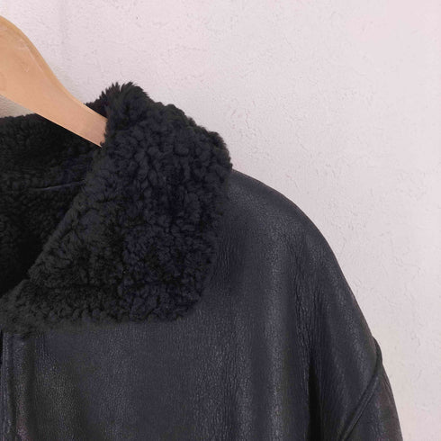 Rite & Real Fashions of New York USA製 内ボア ジップアップ レザー ジャケット メンズ import:XL