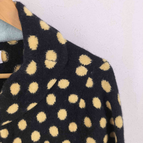 ツモリチサト TSUMORI CHISATO ドット柄 ウールニット ジップアップ トップス レディース JPN:2