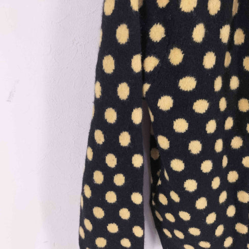 ツモリチサト TSUMORI CHISATO ドット柄 ウールニット ジップアップ トップス レディース JPN:2