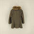 ユナイテッドアローズ UNITED ARROWS ラクーンファー 裏地レオパード柄 キルティングコート レディース JPN:38
