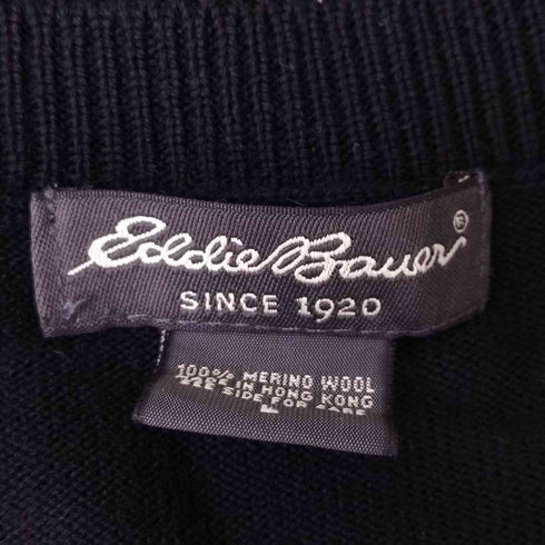 エディーバウアー Eddie Bauer 総柄ニットベスト メンズ JPN:L