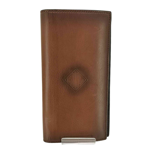 ラルフローレンパープルレーベル RALPH LAUREN PURPLE LABEL Burnished Leather Continental Wallet メンズ