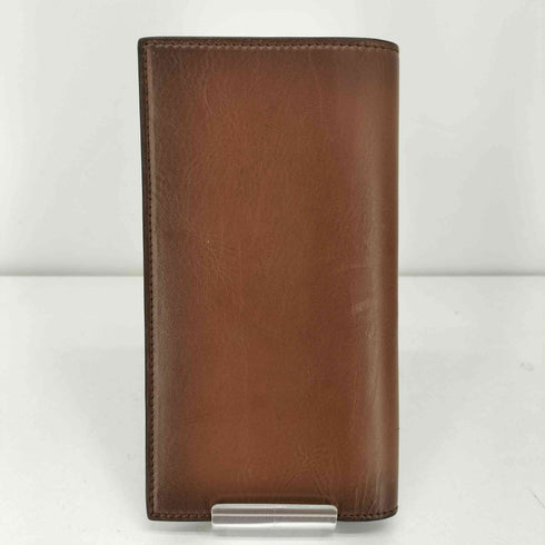 ラルフローレンパープルレーベル RALPH LAUREN PURPLE LABEL Burnished Leather Continental Wallet メンズ