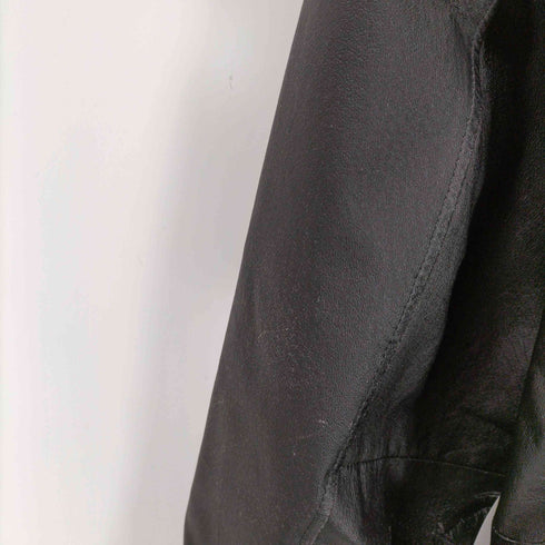 ウィルソン Wilsons Leather 90s Thinsulate 襟ボア ダブルジップレザージャケット メンズ JPN:L