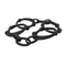 タカヒロミヤシタザソロイスト TAKAHIRO MIYASHITA The SoloIst. bone shaped carabiner bracelet -L-./BLACK ボーン カラビナ ブレスレット ブラック 925刻印 メンズ ONE SIZE