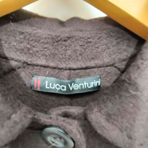 Luca Venturini イタリア製 ステッチ ステンカラーコート レディース