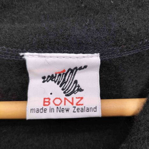 BONZO 90s ニュージーランド製 メリノウール ハーフジップ プルオーバー パーカー メンズ import:S
