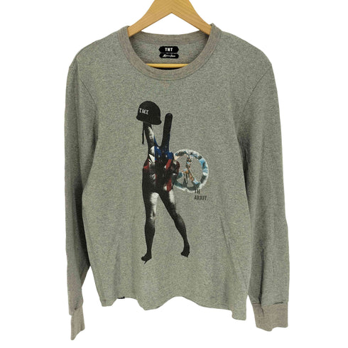 ティーエムティー TMT プリント長袖Tシャツ メンズ JPN:M
