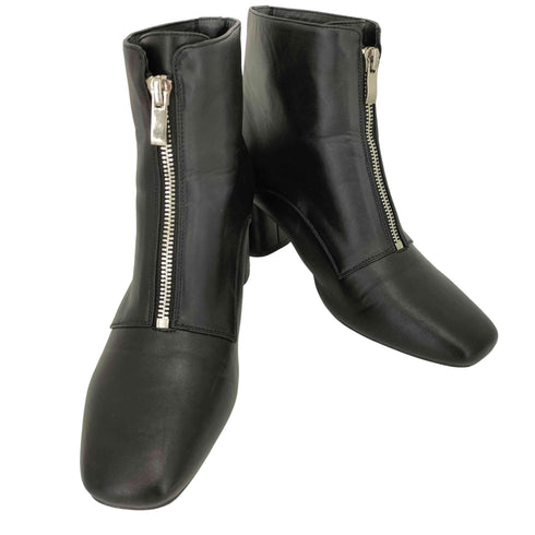 オリエンタルトラフィック ORiental TRaffic フロントジップヒールブーツ レディース JPN:24.5