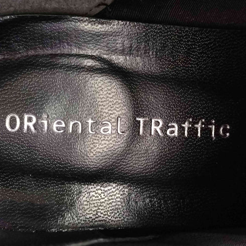 オリエンタルトラフィック ORiental TRaffic フロントジップヒールブーツ レディース JPN:24.5