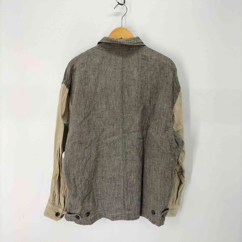 コムデギャルソンオム COMME des GARCONS HOMME 田中オム 袖切替 リネンブルゾン メンズ
