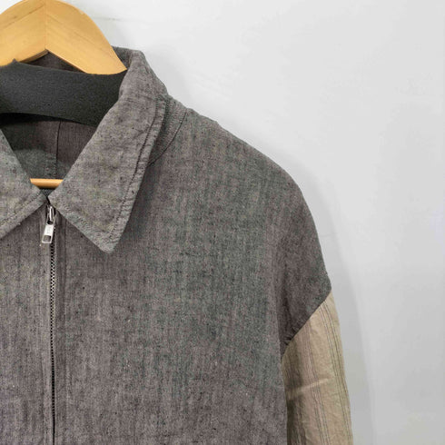 コムデギャルソンオム COMME des GARCONS HOMME 田中オム 袖切替 リネンブルゾン メンズ