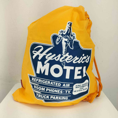 ヒステリックグラマー HYSTERIC GLAMOUR 90S モーテルガール プリント ナップザック メンズ