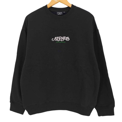 アフェンズ AFENDS ロゴ刺繍クルーネックスウェット メンズ JPN:S