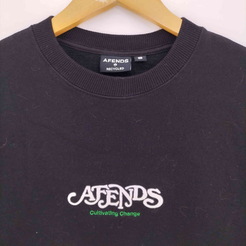 アフェンズ AFENDS ロゴ刺繍クルーネックスウェット メンズ JPN:S