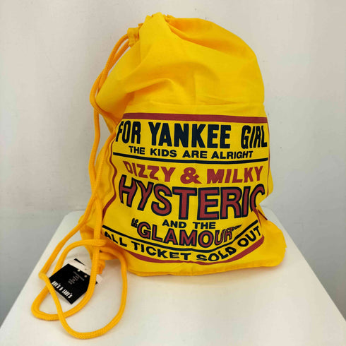 ヒステリックグラマー HYSTERIC GLAMOUR 90S ロゴプリント ナップザック メンズ