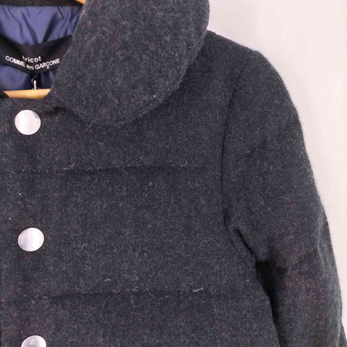 トリココムデギャルソン tricot COMME des GARCONS AD2013 13AW 丸襟 ウールダウンジャケット レディース JPN:S