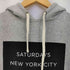 サタデーズニューヨークシティ Saturdays NYC ロゴプリント プルオーバーパーカー メンズ JPN:XS