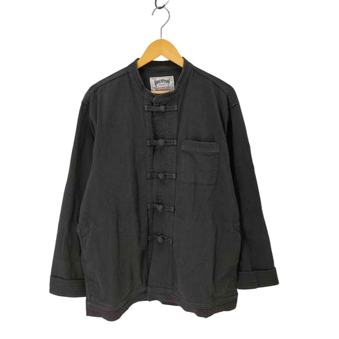 ヒューストン HOUSTON コットンリネン チャイナ シャツ ジャケット メンズ JPN:XL