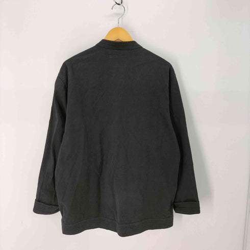 ヒューストン HOUSTON コットンリネン チャイナ シャツ ジャケット メンズ JPN:XL