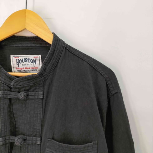 ヒューストン HOUSTON コットンリネン チャイナ シャツ ジャケット メンズ JPN:XL