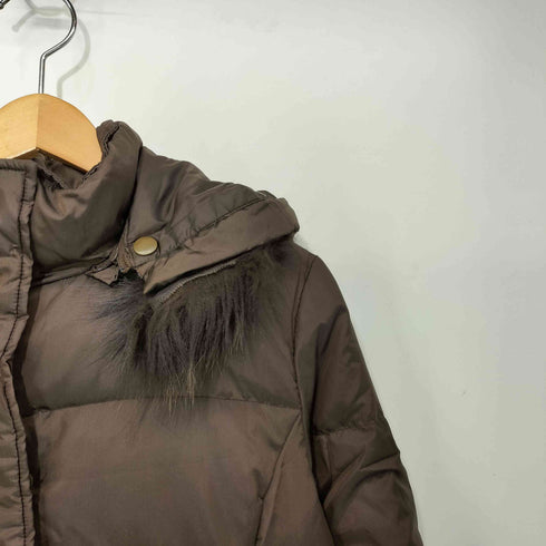 ミッシェルクラン MICHEL KLEIN フォックスファー ロング ダウンコート レディース JPN:38