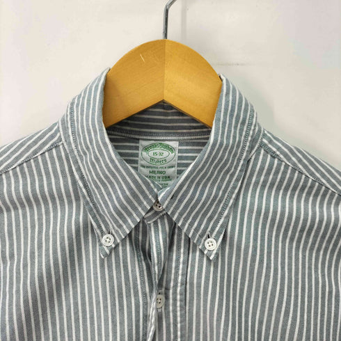 ブルックスブラザーズ BROOKS BROTHERS USA製 ストライプ ボタンダウン シャツ メンズ 15-32