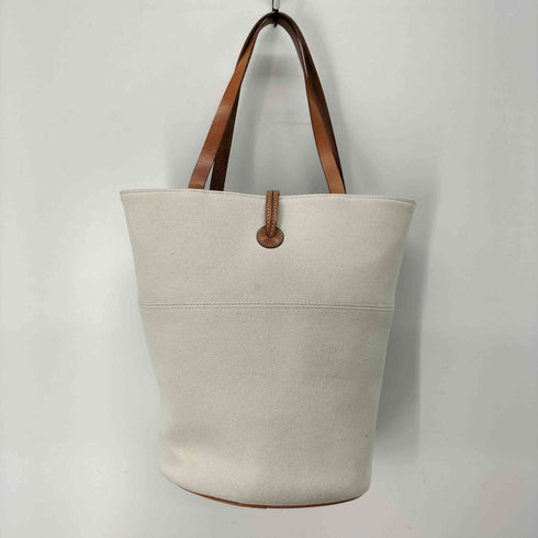 バーバリーブルーレーベル BURBERRY BLUE LABEL レザー×キャンバス バケットバッグ バケツ レディース ONE SIZE