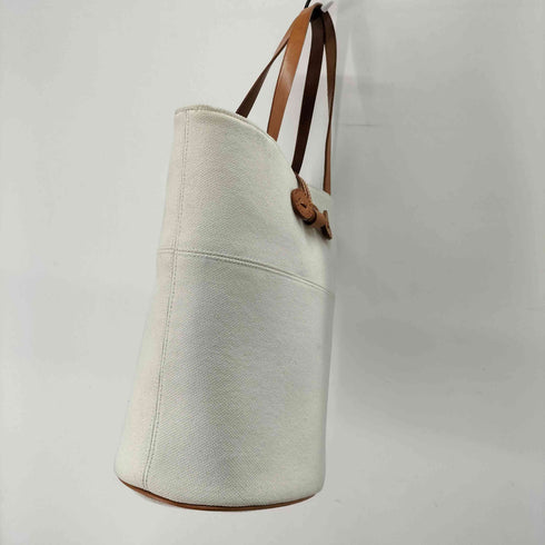 バーバリーブルーレーベル BURBERRY BLUE LABEL レザー×キャンバス バケットバッグ バケツ レディース ONE SIZE
