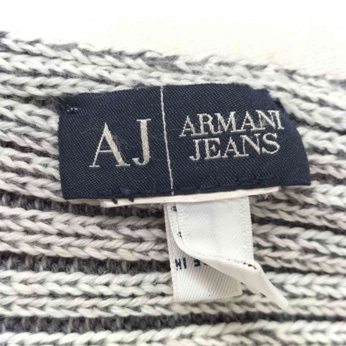 アルマーニジーンズ ARMANI JEANS リブニット マフラー メンズ ONE SIZE