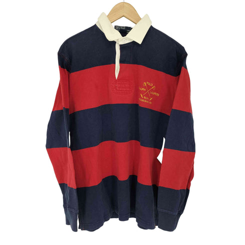 ポロバイラルフローレン Polo by RALPH LAUREN 刺繍ロゴ ラガーシャツ メンズ import:M