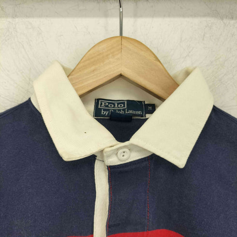 ポロバイラルフローレン Polo by RALPH LAUREN 刺繍ロゴ ラガーシャツ メンズ import:M