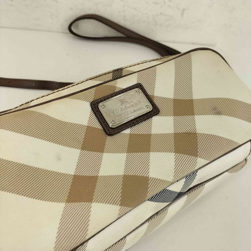 バーバリーブルーレーベル BURBERRY BLUE LABEL キャンバスチェックショルダーバッグ レディース