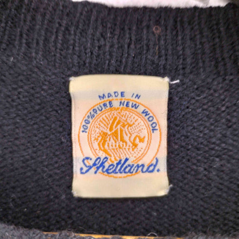 Anderson's of Shetland ウール100 クルーネックセーター メンズ