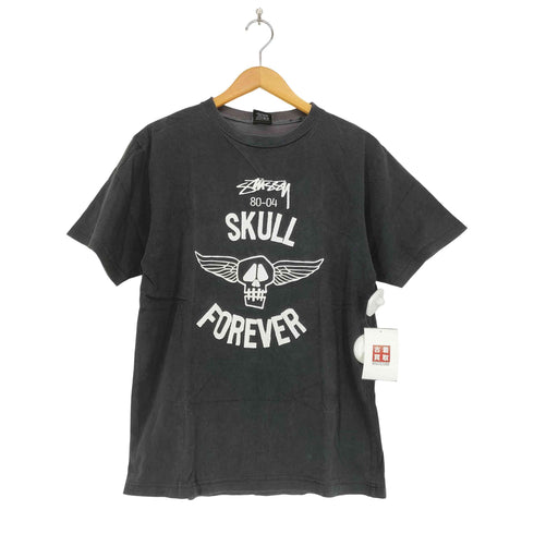 ステューシー Stussy 00S SKULL HALL OF FAME 80-04 SKULL FOREVER S/S Tシャツ メンズ M