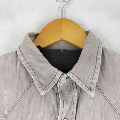 ラングラー Wrangler 80S 紺タグ デニムウエスタンシャツ メンズ import:M