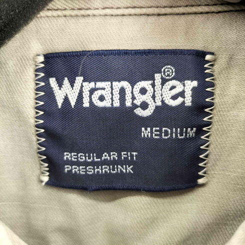 ラングラー Wrangler 80S 紺タグ デニムウエスタンシャツ メンズ import:M