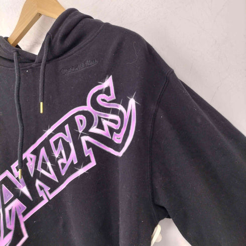 ミッチェルアンドネス mitchell&ness Y2K クロップドプルオーバーパーカー レディース M