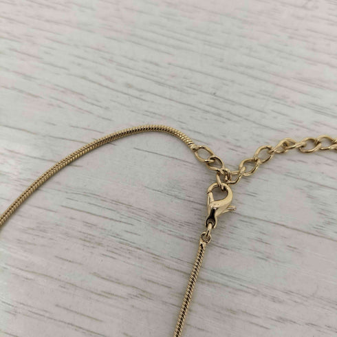 クリスチャンディオール Christian Dior old cdモチーフ ゴールド チェーンネックレス レディース