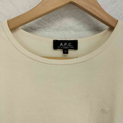 アーペーセー A.P.C. OLD ロゴ刺繍 クルーネックTシャツ メンズ JPN:M