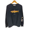 BROOK Brown Trout Sweat トラウト プリント クルーネック スウェット メンズ import:XL