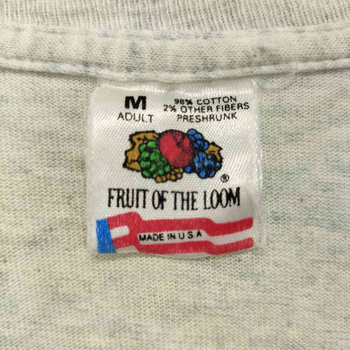 フルーツオブザルーム FRUIT OF THE LOOM USA製 アートプリントロングスリーブカットソー メンズ JPN:M
