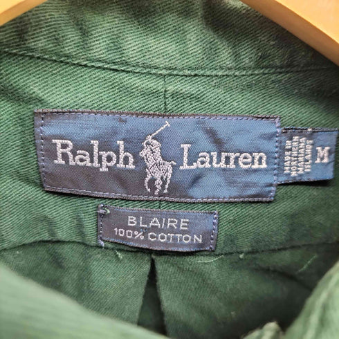 ラルフローレン RALPH LAUREN BLAIRE ポニー 刺繍 L/S ボタンダウン シャツ メンズ import:M