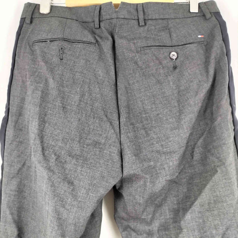 トミーヒルフィガー TOMMY HILFIGER サイドライン ストレートスラックスパンツ メンズ US:32-33