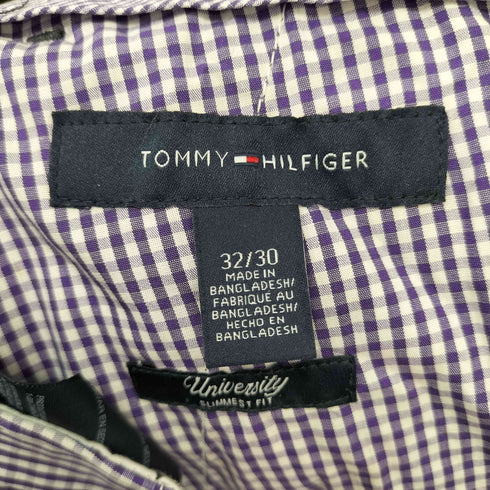 トミーヒルフィガー TOMMY HILFIGER サイドライン ストレートスラックスパンツ メンズ US:32-33