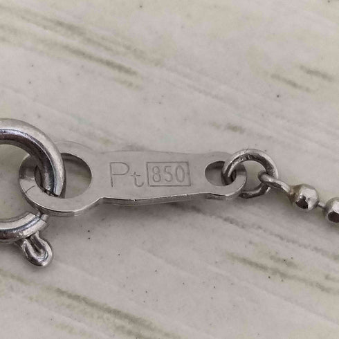 pt850 パール ネックレス レディース